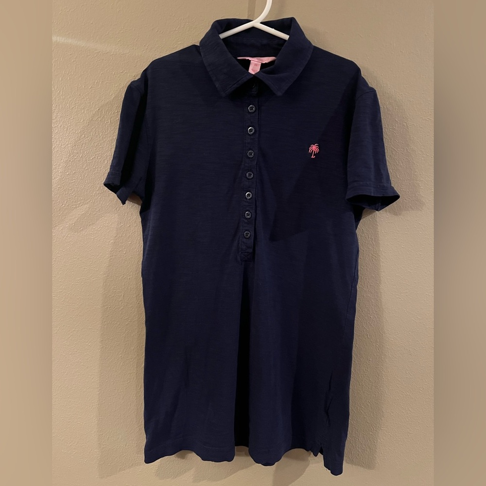 Lilly Pulitzer navy polo size XS